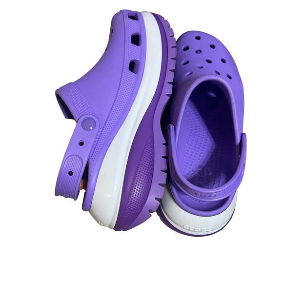 Crocs Classic Mega Crush Clog Womens Size 10 Purple Platform Unisex Mens size 8 - Picture 6 of 8